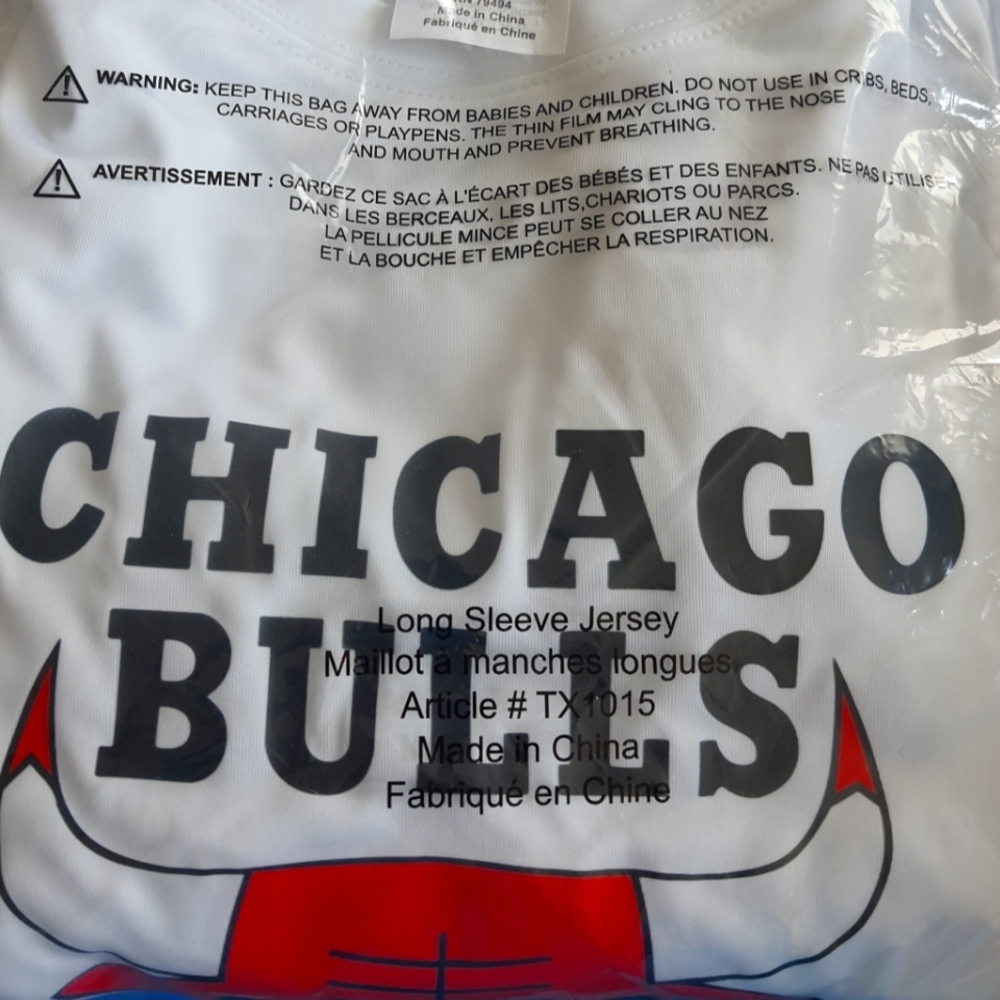 Chicago Bulls Team Long-sleeve Jersey Top